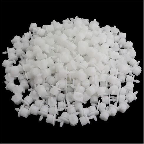 50-1000PCS Adjustable Drip Sprinklers - 8-Hole Micro Watering Emitters for Garden, 1/4" Hose (5 Colors)(Black 1000PCS) in Saudi Arabia