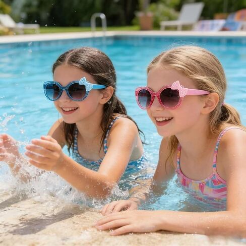 4 Pieces Heart Shaped Sunglasses Stylish Love Heart Sunglasses for Girls Party Outdoor Beach Eyewear in Saudi Arabia