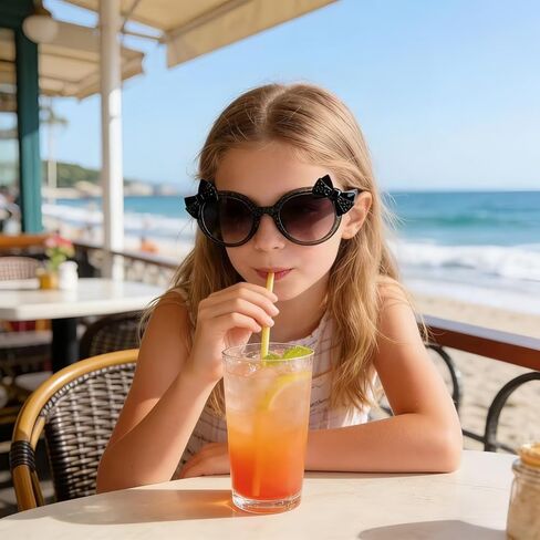 4 Pieces Heart Shaped Sunglasses Stylish Love Heart Sunglasses for Girls Party Outdoor Beach Eyewear in Saudi Arabia