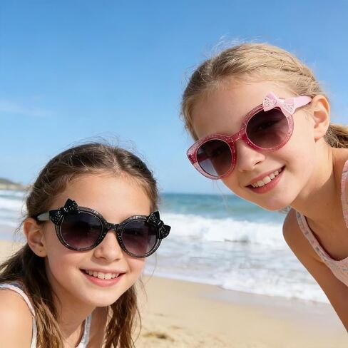 4 Pieces Heart Shaped Sunglasses Stylish Love Heart Sunglasses for Girls Party Outdoor Beach Eyewear in Saudi Arabia