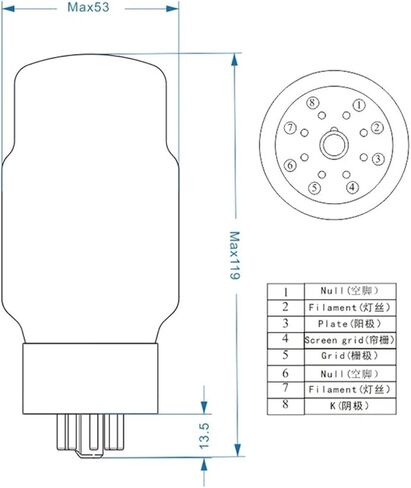 KT88-TII Tube Replaces KT88 Vacuum Tube Precision Matching Amplifier(2 pcs) in Saudi Arabia