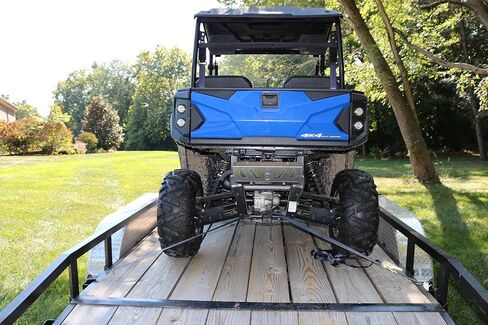 Ratchet Strap, 16' x 1", Heavy Duty 1,000 lb. Working Load Limit, Wire Double J-Hooks, Floating D-Rings, Open Handle Ratchet with 15" Fixed End, Gold Chromate Finish for Contractor Loads in Kuwait