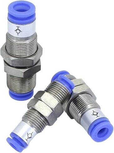 1pcs Self-seal Fittings Bulkhead Union Connector KC KCE KCE04 KCE06 KCE08 KCE10 KCE12 KCE04/06/08/10/12-00/02/03(KCE06-00) in Saudi Arabia
