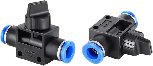 1pcs HVFF Pneumatic Quick Connector Quick Plug Hose Air Hose Manual Valve Gas Switch Controller PU Hose 4 6 8 10 12mm(HVFF-10) in Saudi Arabia