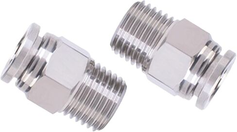 1 قطعة M5 1/8 "1/4" الأنابيب القياسية البريطانية ذكر الموضوع الهواء الهوائية دفع في موصل سريع الإصدار تركيب السباكة الغاز (4 مللي متر OD خرطوم ، 1/8") in Saudi Arabia