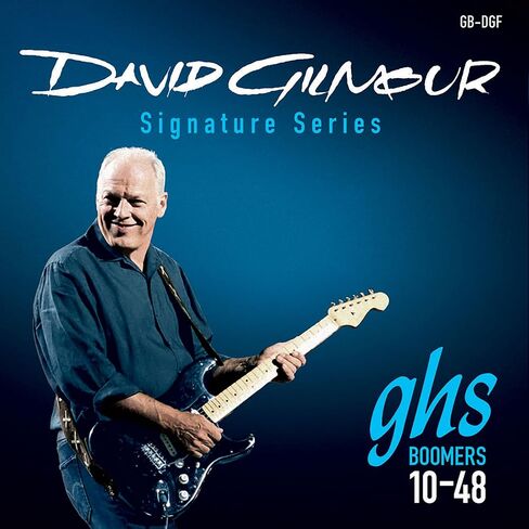 GHS Boomers - David Gilmour Signature Blue Electric Guitar Strings - GB-DGF – Nickel Plated Steel - Classic Rock Tone, Long Lasting Bright Sound, Professional Gauge 10-48 – (4 PACK) in Saudi Arabia