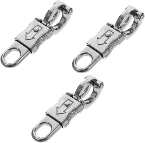 Gatuida 3pcs Hook Fixed-Eye Quick Release Snap for Use Horse Buckle for Secure Locking and Easy Emergencies in Kuwait