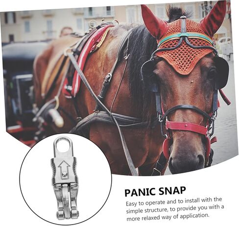 3 قطع من Housoutil مشبك دوار سريع الفك 102 مم قفل خطاف لإكسسوارات ركوب الخيل in Kuwait