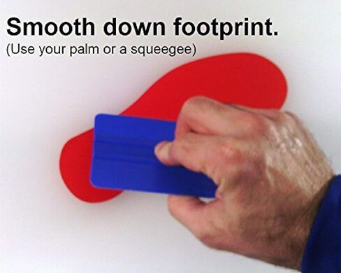 LiteMark Floor Vinyl Decals Footprint Stickers – line up Stickers for Classroom Floor, Offices, Dance, Events – Durable Gloss Finish Spot Markers, Yellow, 9 Inch, Pack of 60 Pcs (30 Pairs) in Kuwait