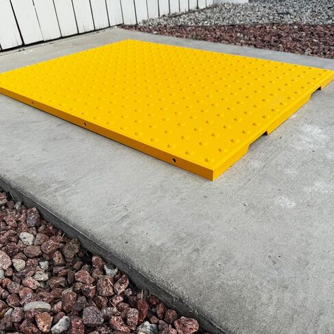 Sandbaggy Cast-in-Place ADA Pads - USA Made Truncated Domes | ADA/DOT Compliant | 5 Year Warranty (2, Yellow, 24" x 48") in Kuwait