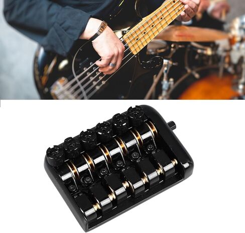 Headless Guitar Bridge Tailpiece Roller Saddle Electric Guitars Improved Sound Quality for Guitarists in Saudi Arabia