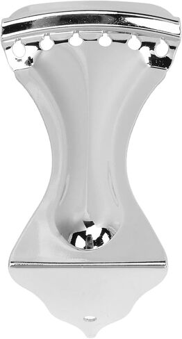 Guitar Tailpiece, 6 String Bridge, Electric Guitar Bridge Tailpiece, Enhanced Sound Quality and Easy Tuning, Suitable for Electric Guitars Bass Guitars Maintenance (Silver) in Kuwait