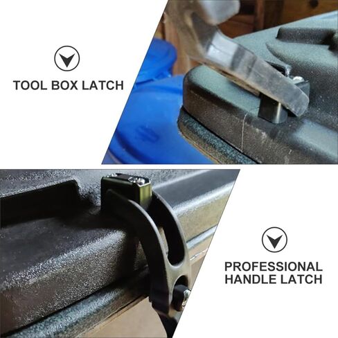 LIFKOME 2 Sets Heavy Duty Rubber T-Handle Draw Latches Toolbox Lock Flexible Stretch with Shock Absorption for Rv and Golf Cart Tool Boxes in Saudi Arabia