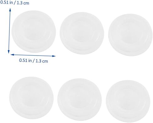 100pcs Clear Self Adhesive Bumper Pads for Cabinet Doors Furniture Transparent Collision Protection for Table Tops Glassware Easy to Install and Durable Design in Saudi Arabia