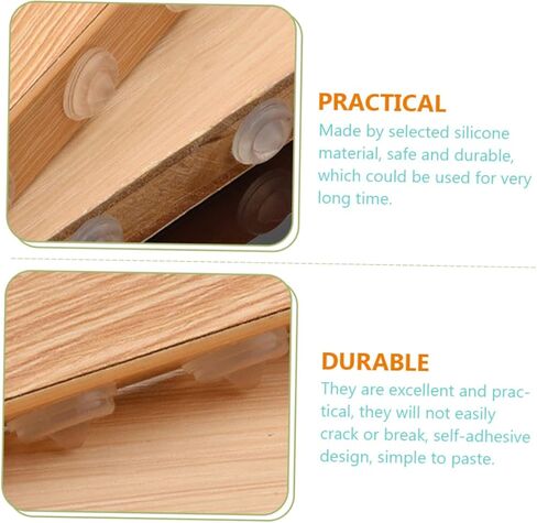 100pcs Clear Self Adhesive Bumper Pads for Cabinet Doors Furniture Transparent Collision Protection for Table Tops Glassware Easy to Install and Durable Design in Saudi Arabia
