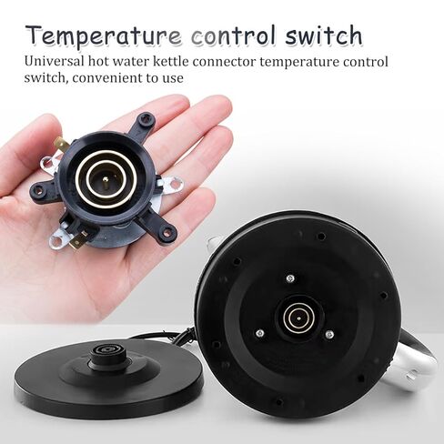 ZORZA 3Sets Universal Electric Kettle Thermostat Switch Connector Temperature Control Base Coupler Replacement Part for Home Kitchen Appliance Kettle Repair Accessories in Saudi Arabia