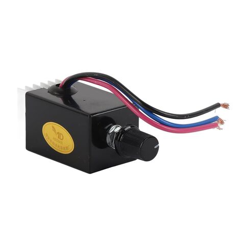 وحدة تحكم سرعة المحرك Ejoyous DC 12V/24V عالمية، قطعتان من مفتاح منظم السرعة الإلكتروني بدون خطوات للتحكم في سخان مروحة السيارة والشاحنة in Saudi Arabia