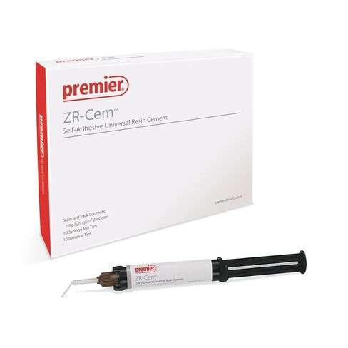 Premier Dental 3001560 ZR-CEM Self-Adhesive Resin Cement Syringe Opaque White 8 Gm in Saudi Arabia
