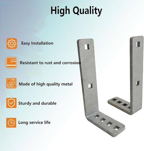 2 Pack Fender Brackets Mounts L Shaped Fit for Boat Flush Trailer 8" & 12" Fenders in Kuwait