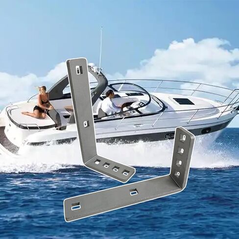 2 Pack Fender Brackets Mounts L Shaped Fit for Boat Flush Trailer 8" & 12" Fenders in Kuwait