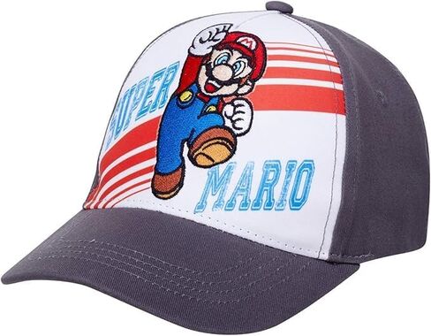 Nintendo Boys Super Mario Bros. Cotton Baseball Cap (Size 4-7), Size Age 4-7, Super Mario in Saudi Arabia