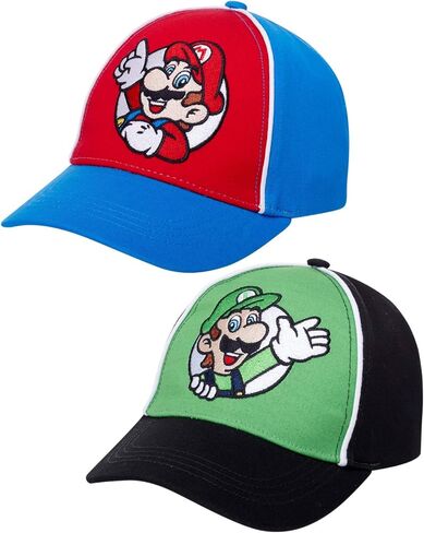 Nintendo Boys Super Mario Bros. Cotton Baseball Cap (Size 4-7) ، Size Age 4-7 ، Super Mario in Kuwait