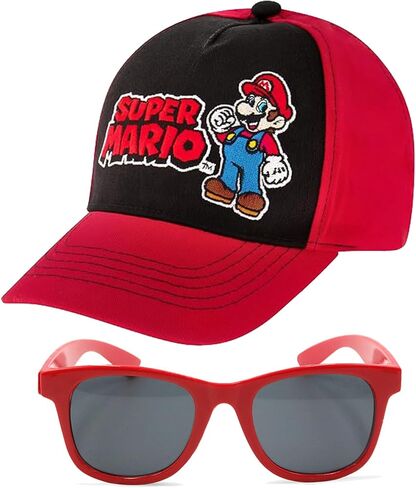 Nintendo Boys Super Mario Bros. Cotton Baseball Cap (Size 4-7) ، Size Age 4-7 ، Super Mario in Kuwait