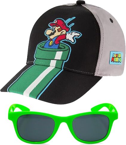 Nintendo Boys Super Mario Bros. Cotton Baseball Cap (Size 4-7) ، Size Age 4-7 ، Super Mario in Kuwait