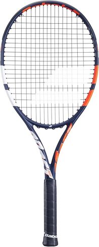 Babolat Boost Drive Strung Tennis Racquet (Blue) - Add an Optional Bag, Tennis Balls and Overgrips in Saudi Arabia
