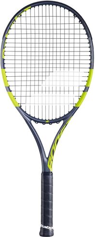 Babolat Boost Aero Strung Tennis Racquet, Grey Green/Yellow in Saudi Arabia