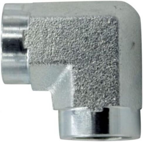 1/2" NPTF Female x 1/2" NPTF Female 90 Degree Pipe Elbow/Corner Hydraulic Fitting | 5504-08-08 in Saudi Arabia