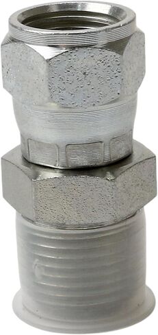 3/8" Male (3/8-18 NPTF) × 3/8" Female JIC 37° Swivel (9/16-18 UNF) 6505-06-06 Hydraulic Hose Adapter Fitting Straight Pipe Joints Connector Fittings Carbon Steel in Saudi Arabia