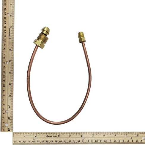 912JS20 Rego 1/4 "M.NPT X M.POL 7/8" حلمة قصيرة سداسية 20 "ضفيرة 1/4" أنبوب in Kuwait