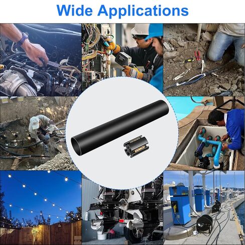 Linkstyle 1 Sets Underground Wire Splice Kit Suit for 14/3 to 8/3 Range Direct Burial Uf Wire, 600 Volts Max 4-Port Screws Circuit Brass Connector and Shrink Tube Electrical Cable in Kuwait