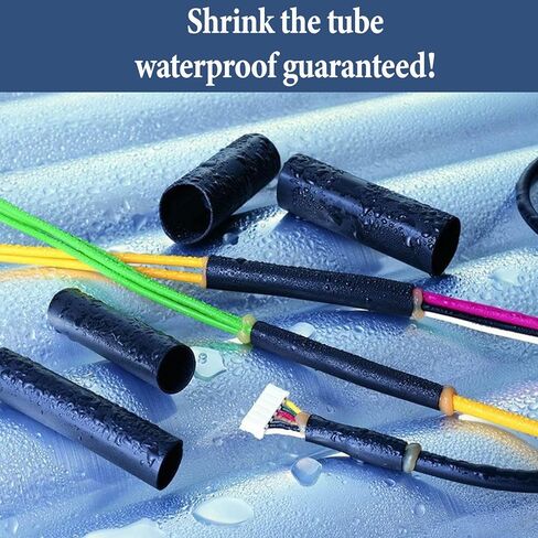 Heat Shrink tubing kit,750PCS Wire Shrink wrap tubing Shrink Tube for Wires, Wire Heat Shrink tubing with Adhesive in Kuwait