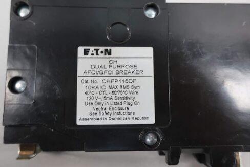 قاطع دائرة 1P 15A AMP 120V-AC من كاتلر هامر CHFP115DF in Kuwait