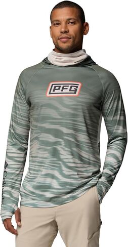 Columbia mens Pfg Super Terminal Tackle Vent Hoodie in Saudi Arabia
