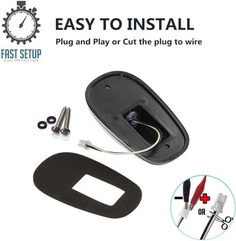 5 X Cab Roof Marker Lights Smoke Lens White LED Housing Compatible with 2003-2018 Dodge Ram 2500 3500 Pickup Trucks, Cab Roof Running Lights, Accessories Light Sets w/Wiring Pack in Kuwait