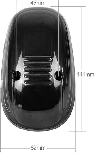 5 X Cab Roof Marker Lights Smoke Lens White LED Housing Compatible with 2003-2018 Dodge Ram 2500 3500 Pickup Trucks, Cab Roof Running Lights, Accessories Light Sets w/Wiring Pack in Kuwait