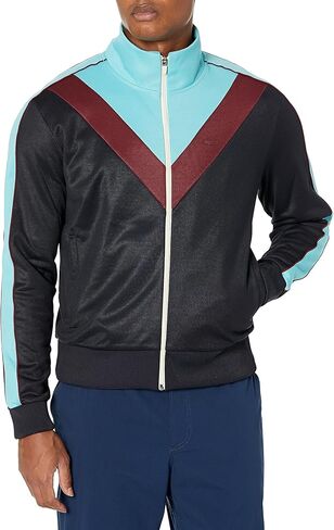 Lacoste Men's Zipped Ripstop Piqué Colorblock Sweatshirt in Saudi Arabia