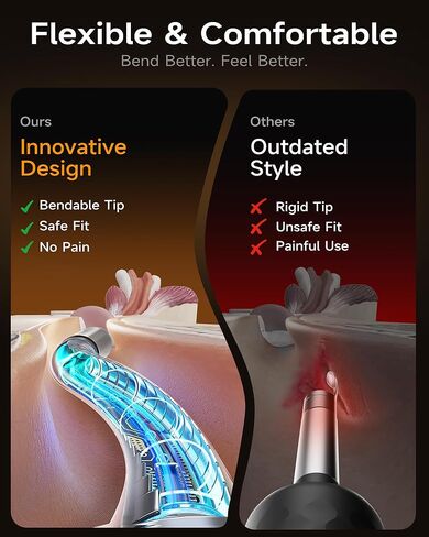Flexible Ear Wax Removal Tool Camera, Wireless Ear Cleaner with 10MP HD Otoscope, Painless Tweezers, 12 Soft Tips, 3 Inspection Heads, Portable Earwax Removal Kit with Camera for Adults/Kids in Saudi Arabia