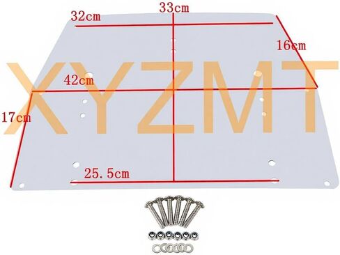 Tour Pack Pak Trunk Base Plate Inner Reinforcement Metal Plate for Harley Davidson Touring Models FLT FLHT FLHTCU FLHRC Street Glide Road Glide Electra Glide Ultra Classic 1993-2013 Road King in Kuwait