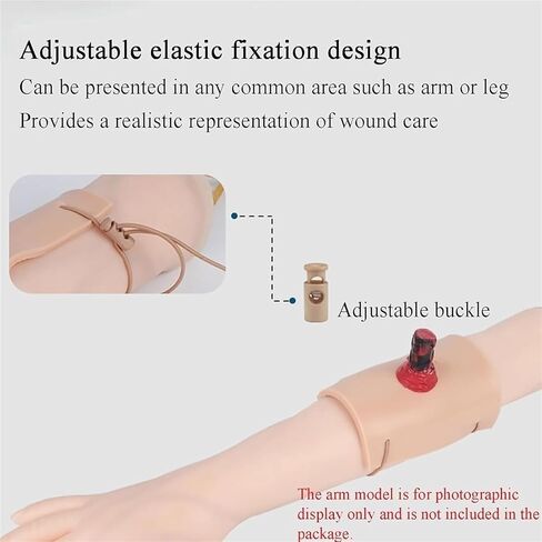 Limb Penetrating Wound Injury Model, Wearable and Adjustable Design, Surgical Suture Training Simulating Skin Module in Saudi Arabia