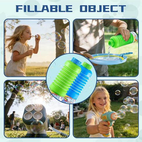 2 Pack Bubble Solution Refills 32oz for Kids Bubble Machines,Wands,Blower,Toys Party Favor Birthday Wedding Bath Time Gifts for Boys Girls(2 Pack) in Kuwait