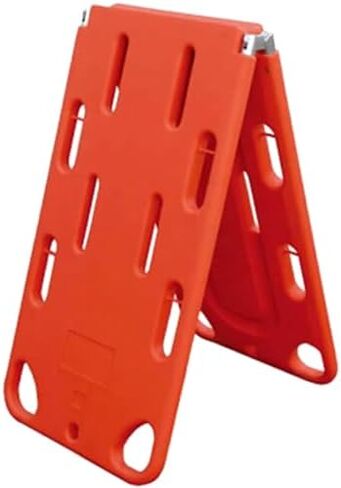 Emergency Rescue Spine Board Stretcher, Water Floating Life Board with Seat Belt, Durable Two-Fold PE Stretcher Supports 350lbs for First Aid and Water Rescue in Saudi Arabia
