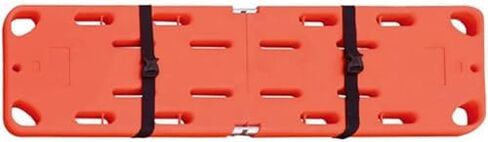 Emergency Rescue Spine Board Stretcher, Water Floating Life Board with Seat Belt, Durable Two-Fold PE Stretcher Supports 350lbs for First Aid and Water Rescue in Saudi Arabia