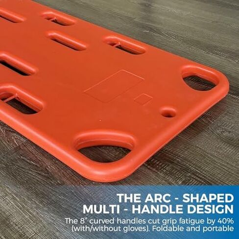 نقالة العمود الفقري - لوحة خلفية لنقل المرضى مقاومة للماء لخدمات الطوارئ الطبية وتثبيت حركة الإنقاذ العائمة in Kuwait