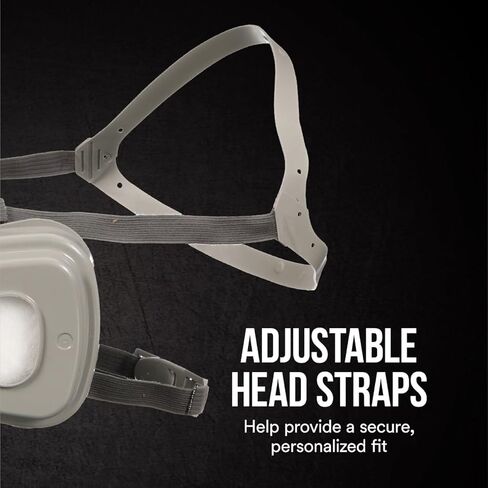 3M P95 / Organic Vapor Paint Project Reusable Respirator 6311, Large Size, NIOSH-APPROVED, Use For Professional Paint Spraying, Lightweight, Flexible, Thermoplastic Faceseal For Comfort (6311P1-DC) in Kuwait