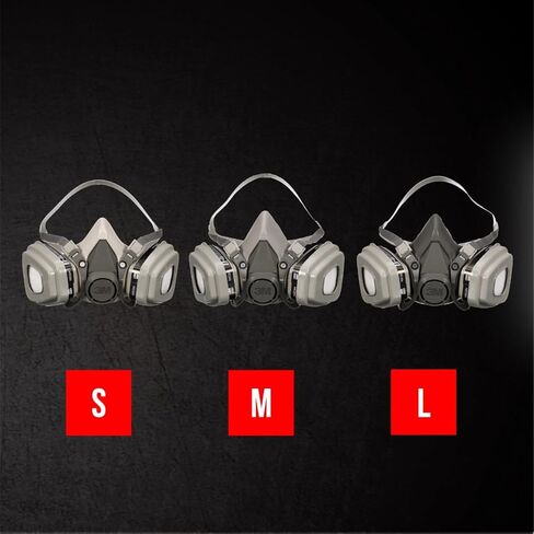 3M P95 / Organic Vapor Paint Project Reusable Respirator 6311, Large Size, NIOSH-APPROVED, Use For Professional Paint Spraying, Lightweight, Flexible, Thermoplastic Faceseal For Comfort (6311P1-DC) in Kuwait