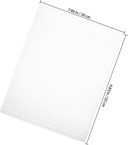 100pcs 20x25cm Bubble Cushioning Bags Thickened Shockproof Double-walled Packaging Pouches for Plate Transport Moving Storage in Saudi Arabia